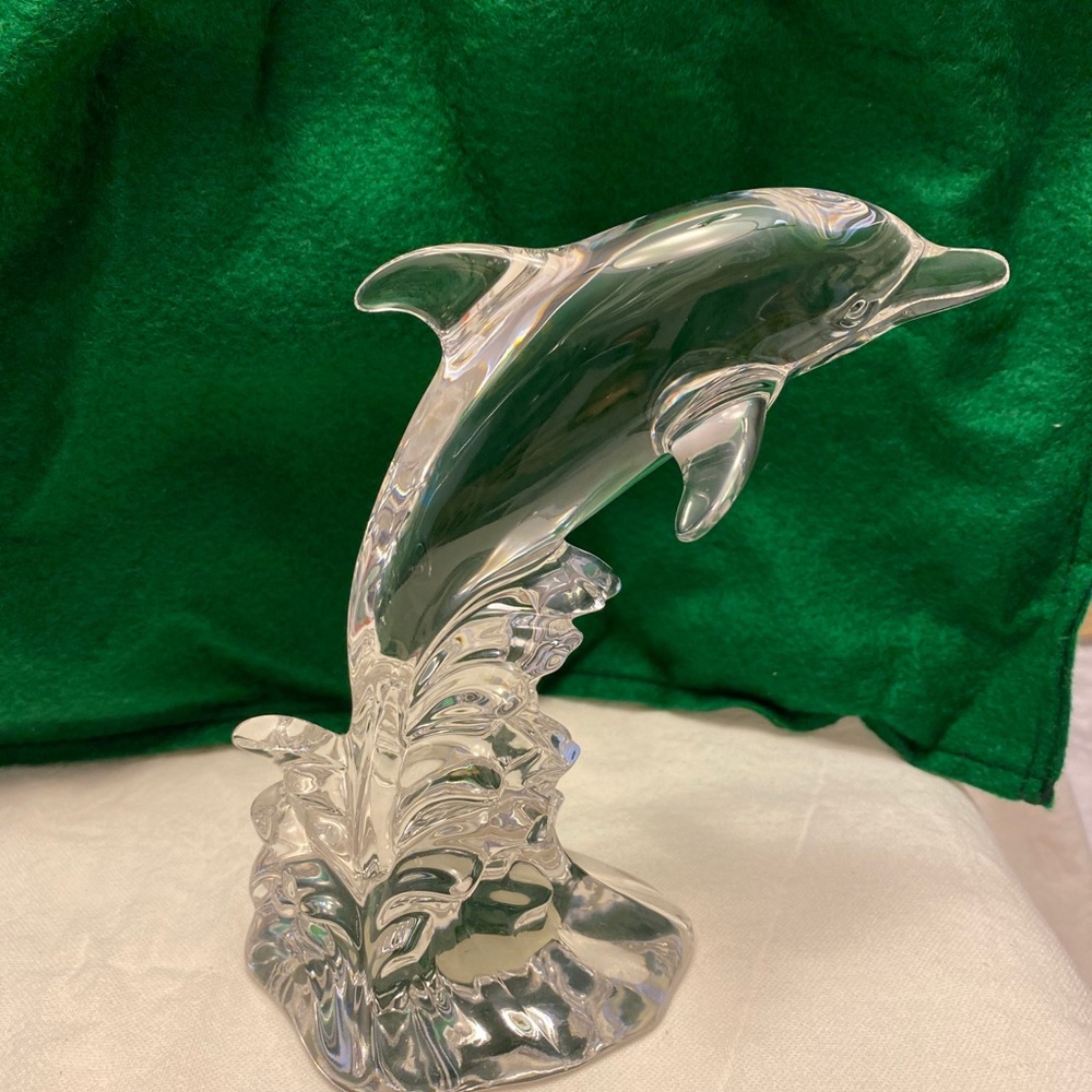 Princess House Wonders Of the Wild Crystal dolphin